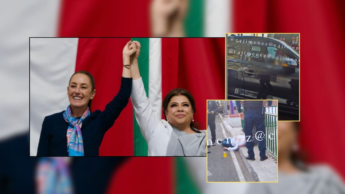 Asesinan a la secretaria y a un asesor de Clara Brugada. Foto: Especial (Gobierno de México y C4 Jiménez)