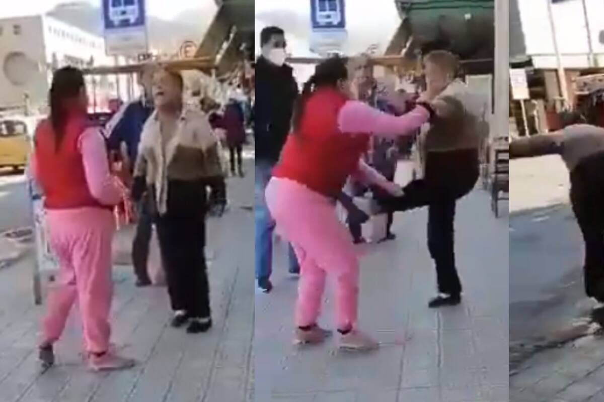 VIDEO: Adulta mayor es arrojada al piso por una joven durante una pelea en Torreón
