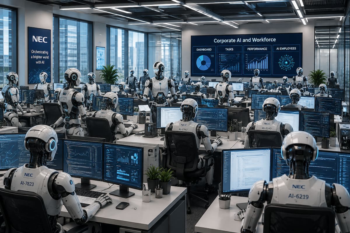 ¿Una oficina sin trabajadores humanos? Empresa en Japón prueba una estructura formada por agentes de IA