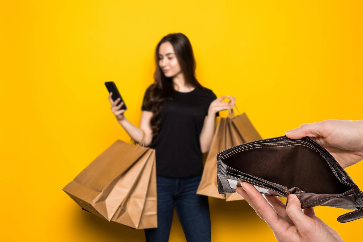 La Asociación Mexicana de Venta Online recomendó a los consumidores a no caer en compras compulsivas, solo porque los productos o servicios tienen descuentos. | Foto: Freepik/ Pngwing