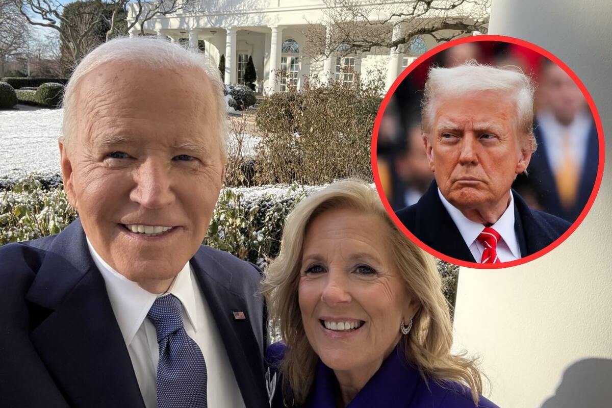 Joe Biden comparte fotos de despedida en la Casa Blanca antes de la llegada de Donald Trump: “Una selfie más para el camino”