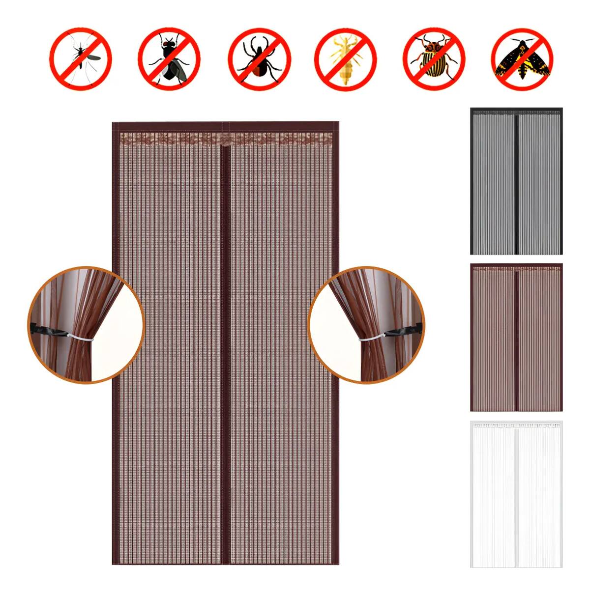 Malla Mosquitera Mosquiteras Para Puertas Cortina Magnetica | Mercado Libre