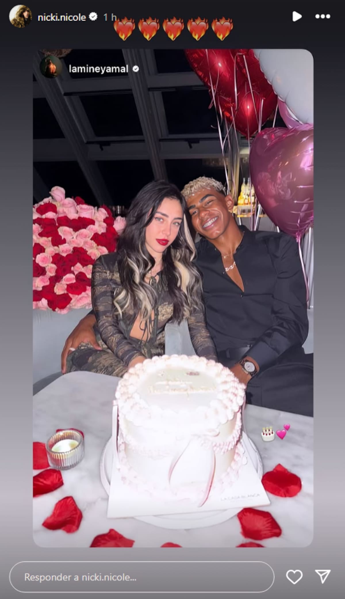 Nicki Nicole y Lamine Yamal confirman su romance | Captura de pantalla