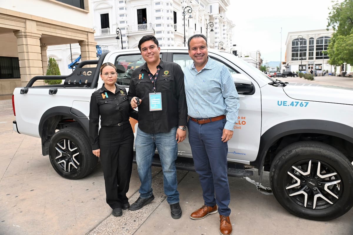 Protección Civil de Hermosillo recibe cinco patrullas eléctricas para fortalecer inspecciones y atención de emergencias