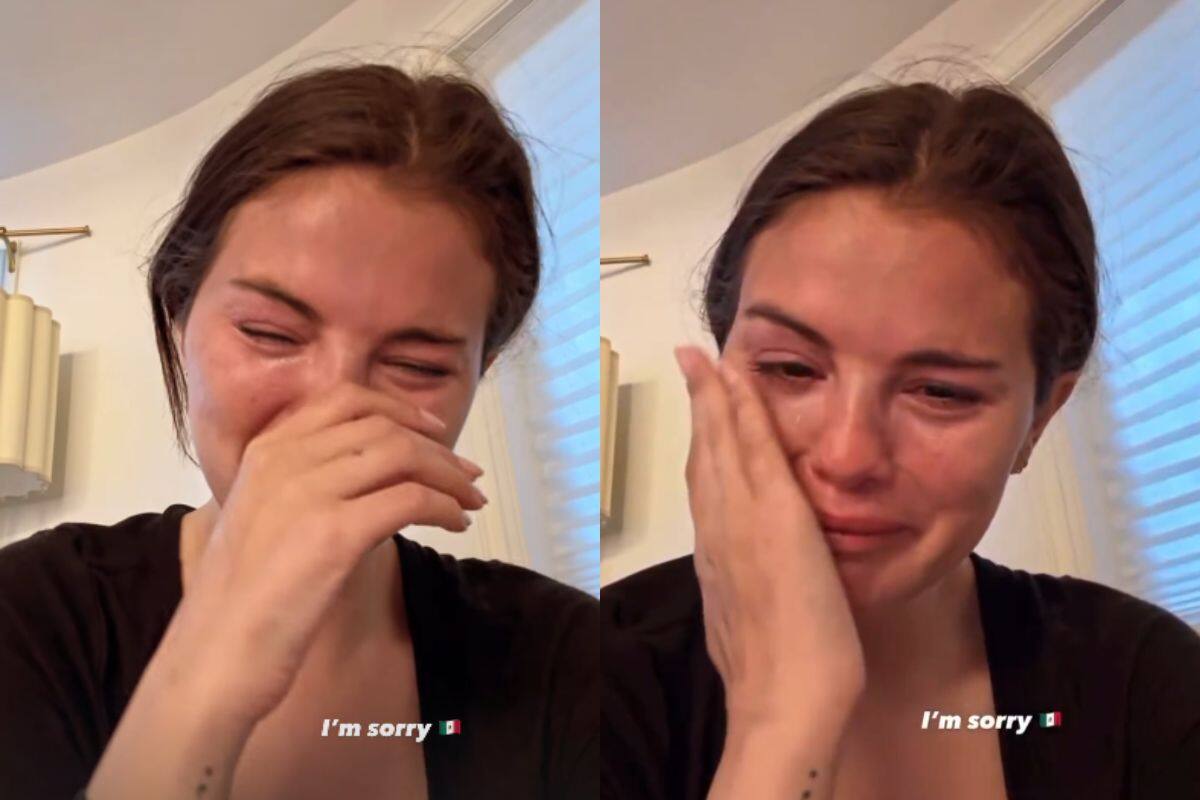 Selena Gomez compartió un video en IG donde lloraba por los migrantes deportados de EU bajo la administración de Trump. | Banco digital GH