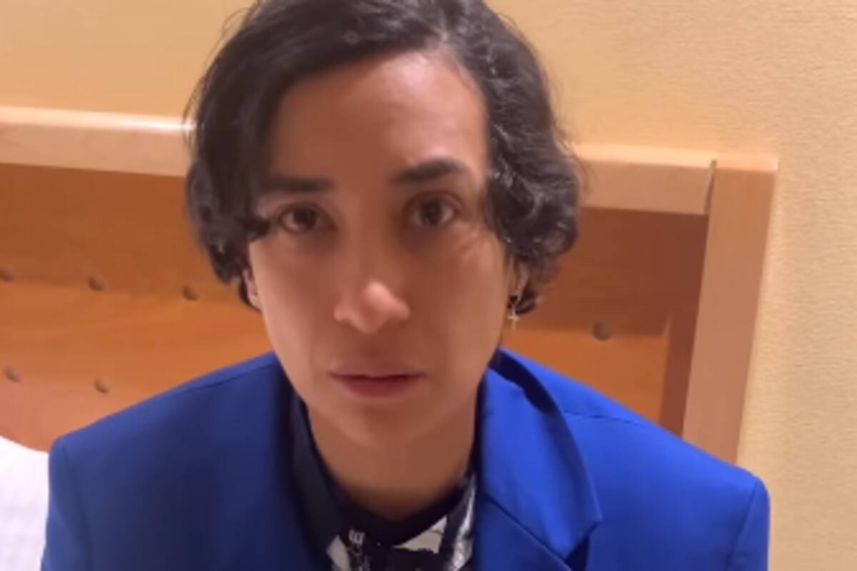 Flor Amargo rompe en llanto tras críticas al usar lenguaje inclusivo y considerarse "no binarie"