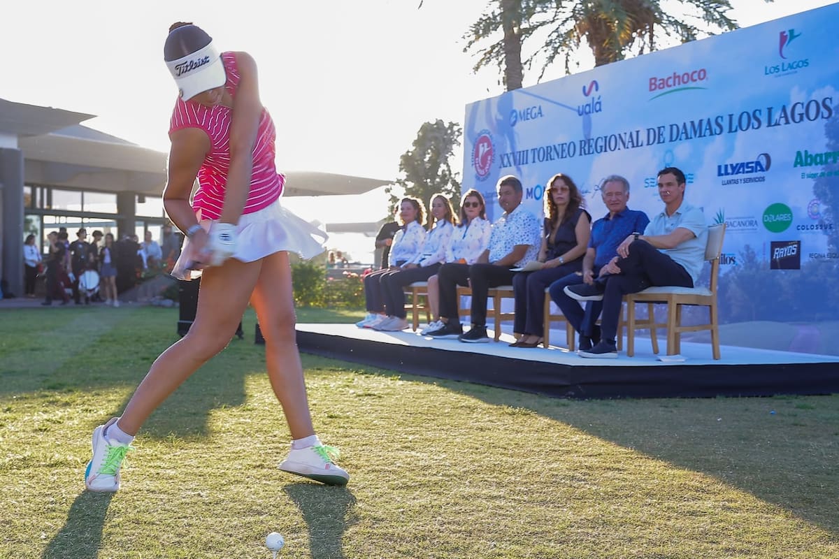 Inauguran 27 torneo regional de golf femenil en Los Lagos