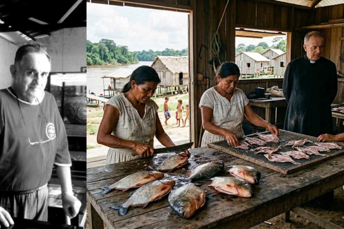 En 1970, un sacerdote convirtió 12,000 pirañas sin valor comercial en una fuente de ingresos para una comunidad aislada de la Amazonia brasileña y financió puentes, un embarcadero, un cementerio y una pista de aterrizaje que todavía forman parte de su legado.