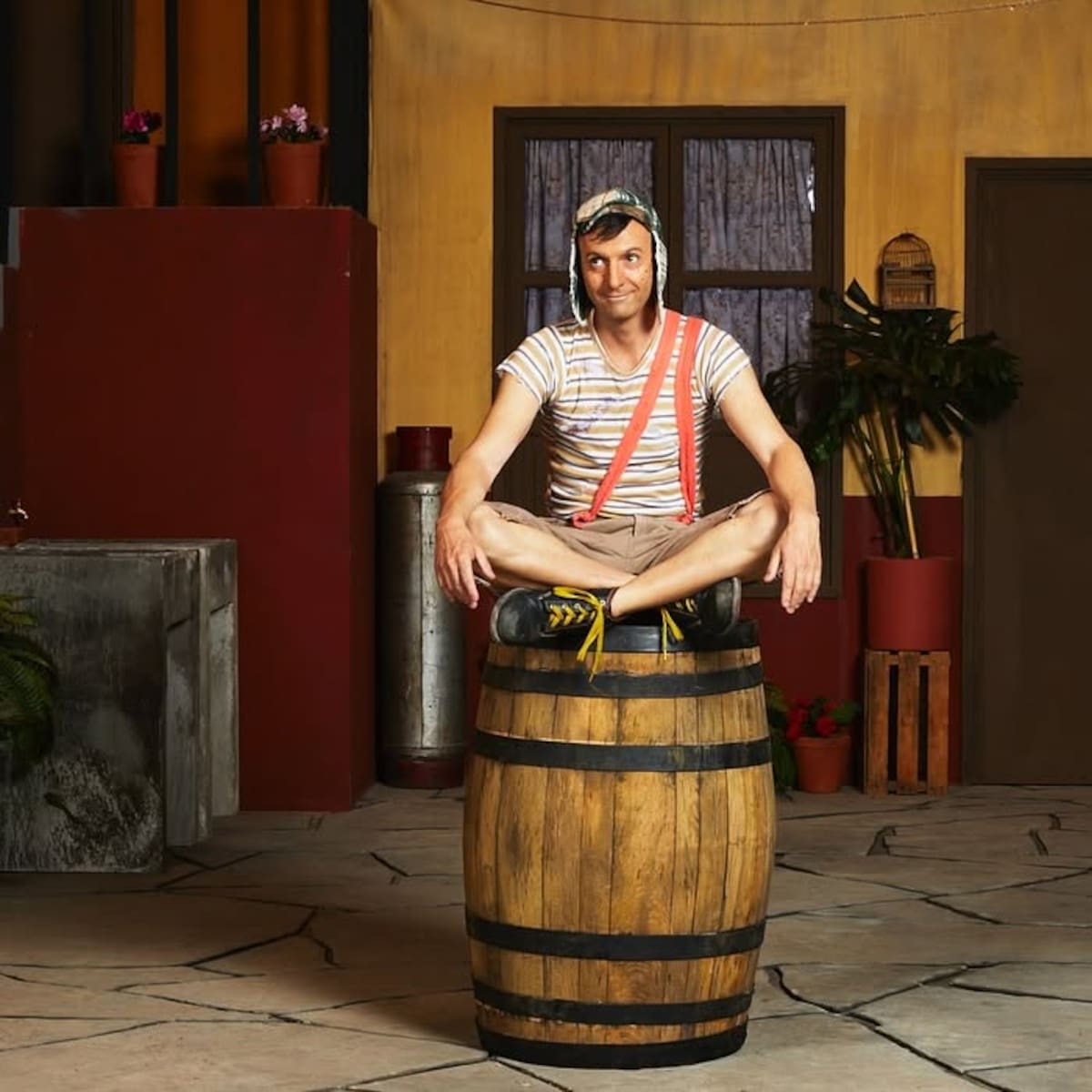 Pablo Cruz interpreta a Roberto Gómez Bolaños / Instagram @pablocruzguerrero