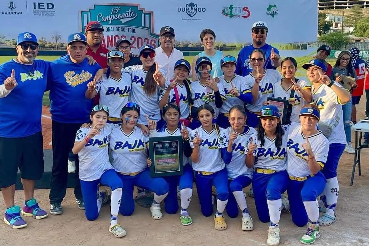 Baja California conquista un campeonato y tres subcampeonatos en los Nacionales de Softbol Femenil