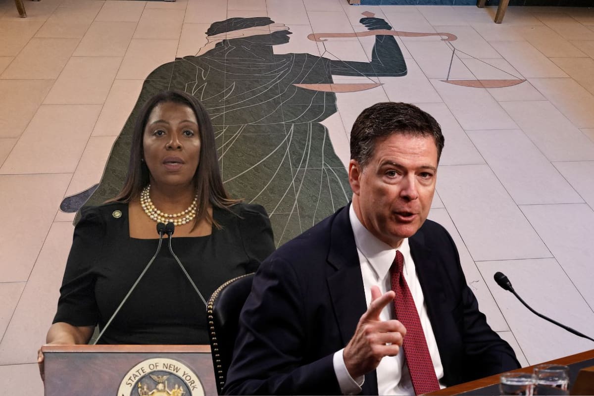 Jueza federal anula procesos contra James Comey y Letitia James por designación ilegal de fiscal