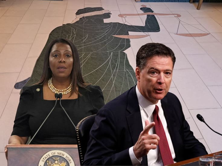 Jueza federal anula procesos contra James Comey y Letitia James por designación ilegal de fiscal