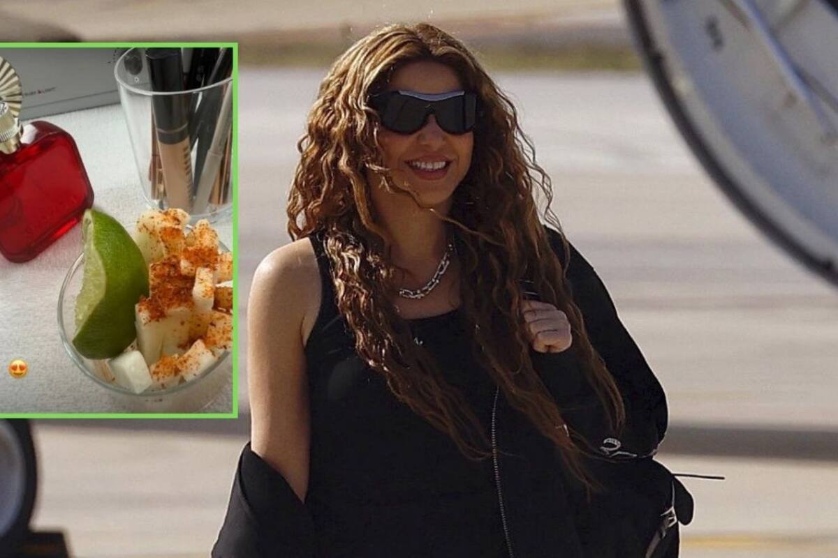 Shakira presume su primera comida en México: jícama con chile y limón