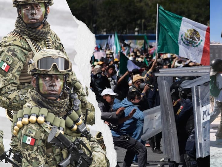 Marcha de la Generación Z y desfile militar coinciden en la CDMX en un clima de alta tensión social.