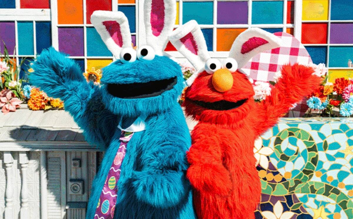 Elmo y sus amigos invitan a celebrar la Pascua en Sesame Place San Diego.