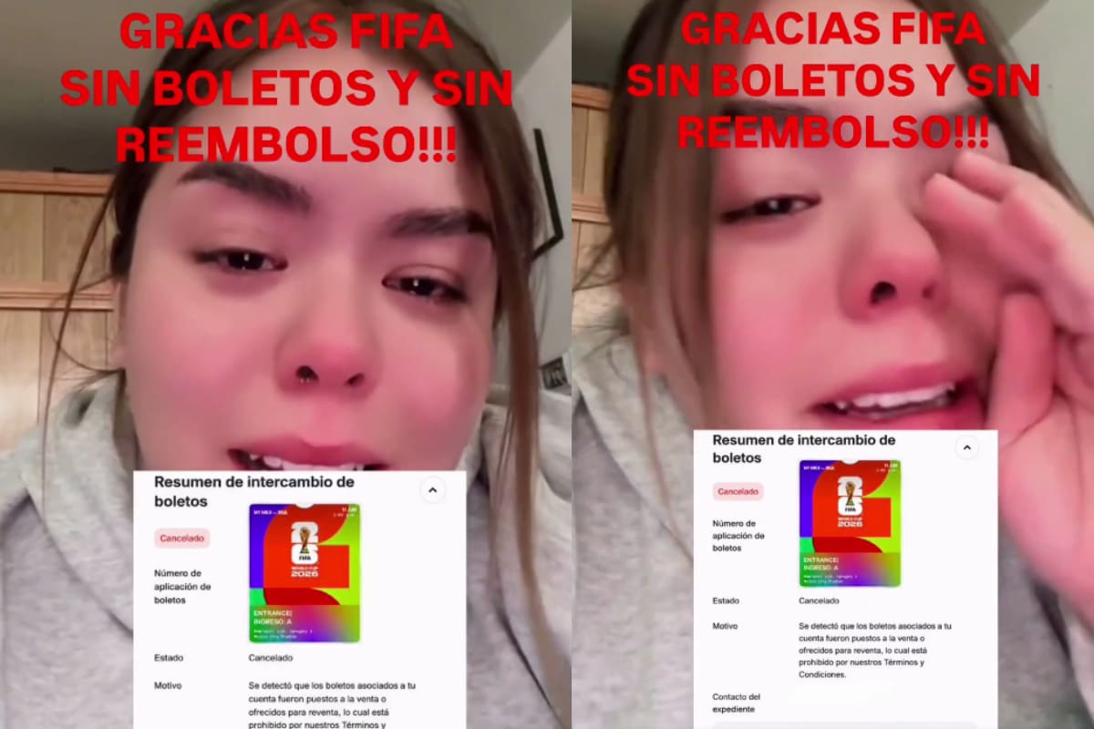 Fan estalla en redes luego de que FIFA cancelara boletos del Mundial 2026 (VIDEO)
