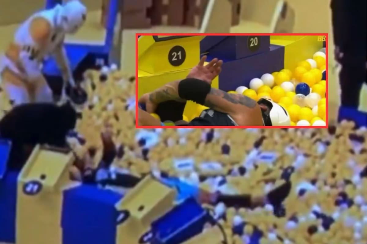 VIDEO: Participante de Gran Hermano Brasil sufre convulsión en vivo durante la prueba del líder