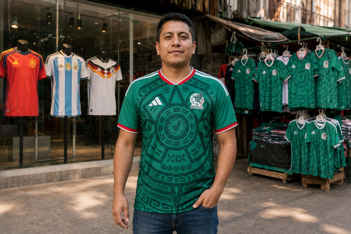 Jersey de México rompe récord de Adidas en el Mundial 2026: supera los 5 millones de ventas y deja atrás a Argentina, España y Alemania, pero 7 de cada 10 camisetas que circulan en el país son piratas