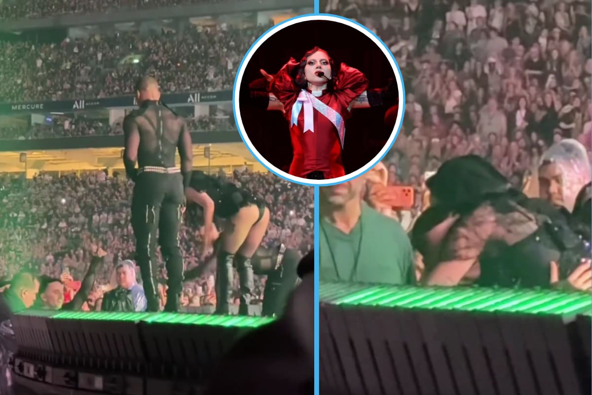 Lady Gaga detiene concierto tras caída de uno de sus bailarines: “Denos un momento” (VIDEO)