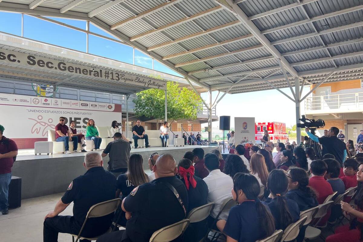 Continúa el programa “Pies” en escuelas de Mexicali
