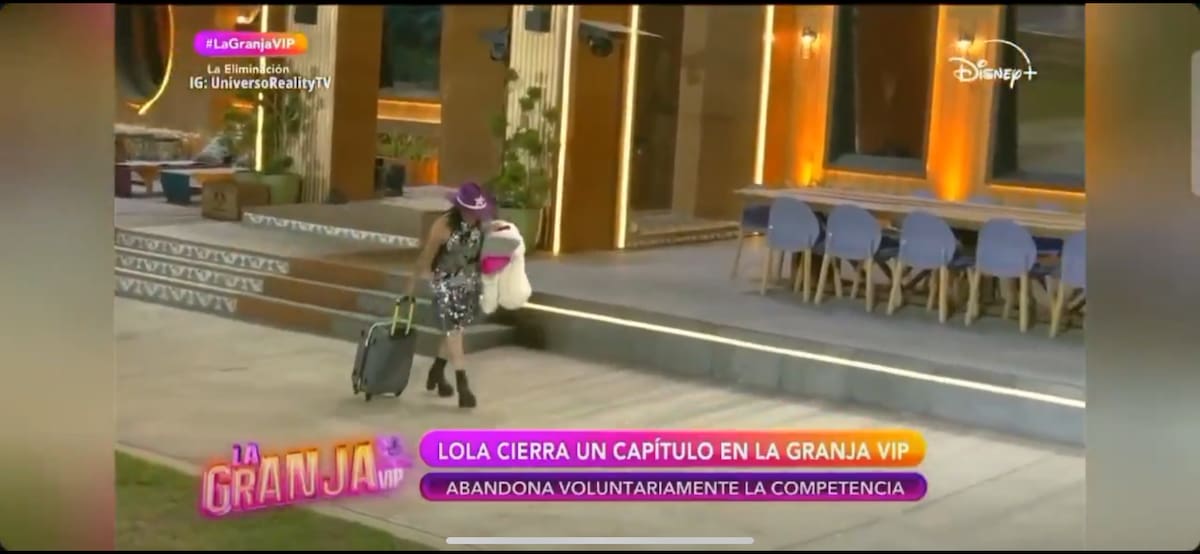 La famosa abandonó La Granja VIP.