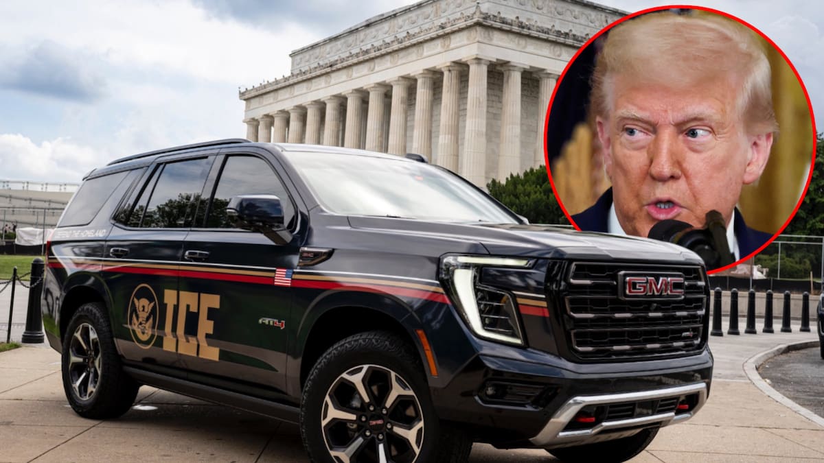 Donald Trump autorizó la compra de dos Ford Mustang GT Fastbacks, con un costo superior a 121 mil dólares, para reforzar la campaña de reclutamiento de la Agencia de Inmigración. FOTO: Especial