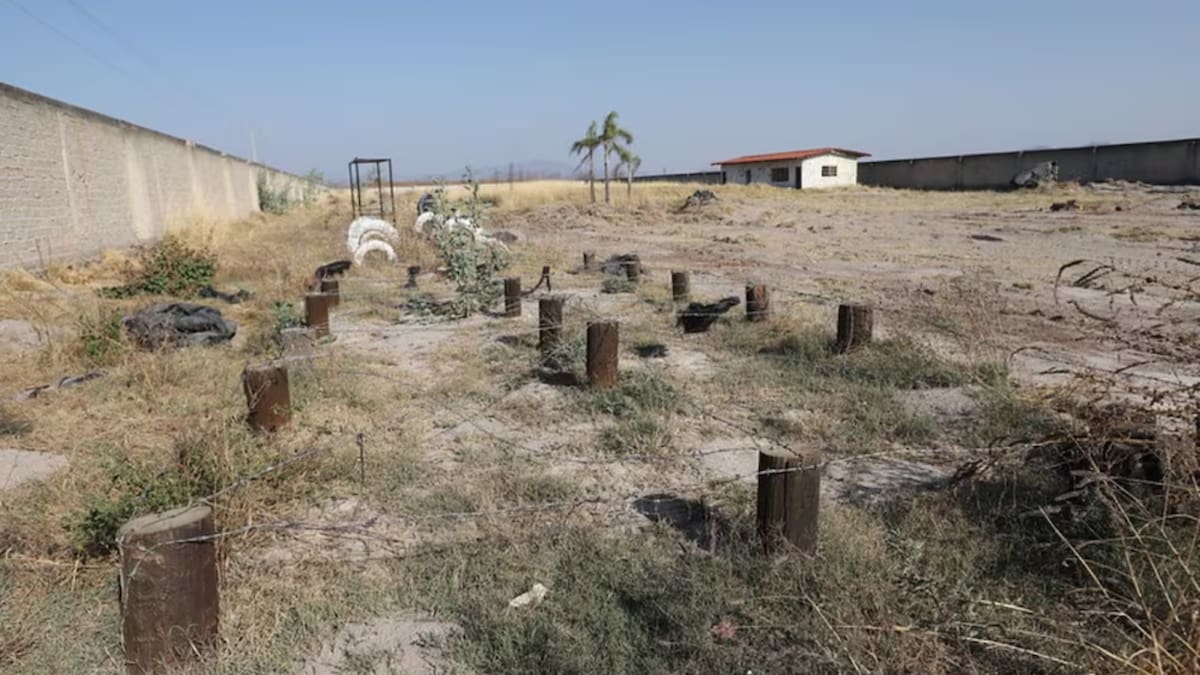 Hallazgos en el rancho Izaguirre, usado como campo de adiestramiento y exterminio por el CJNG. Foto: Fiscalía de Jalisco