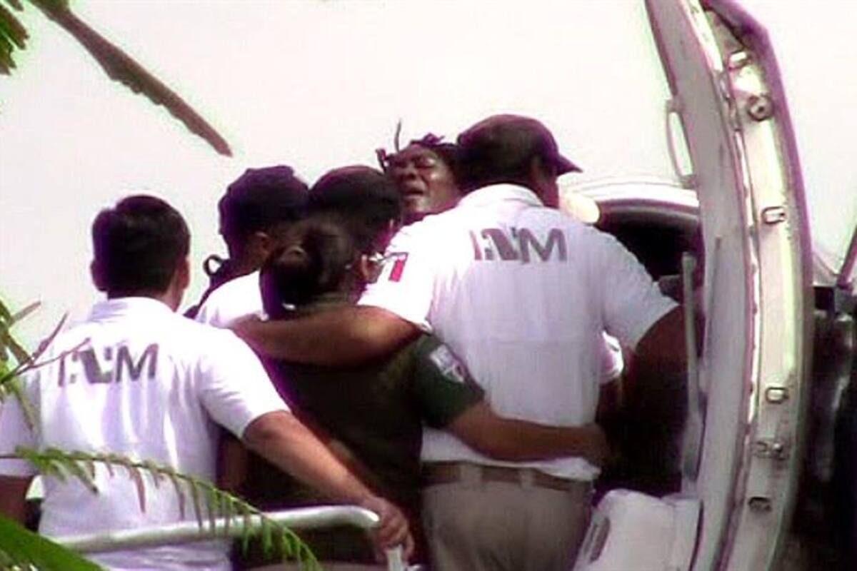 A empujones y mordidas, así intentaron migrantes haitianos evitar deportación