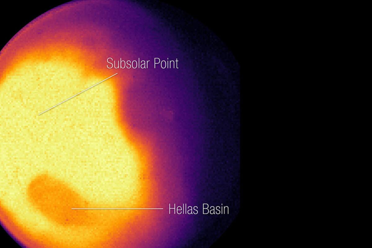 Telescopio espacial James Webb revela fotos de Marte