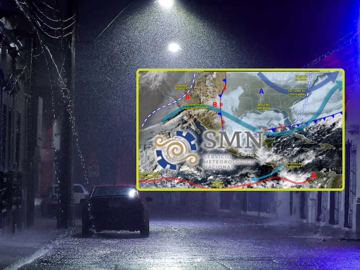 Fuertes lluvias y vientos para martes y miércoles en estas ciudades; frente frío 21 dejará heladas al amanecer