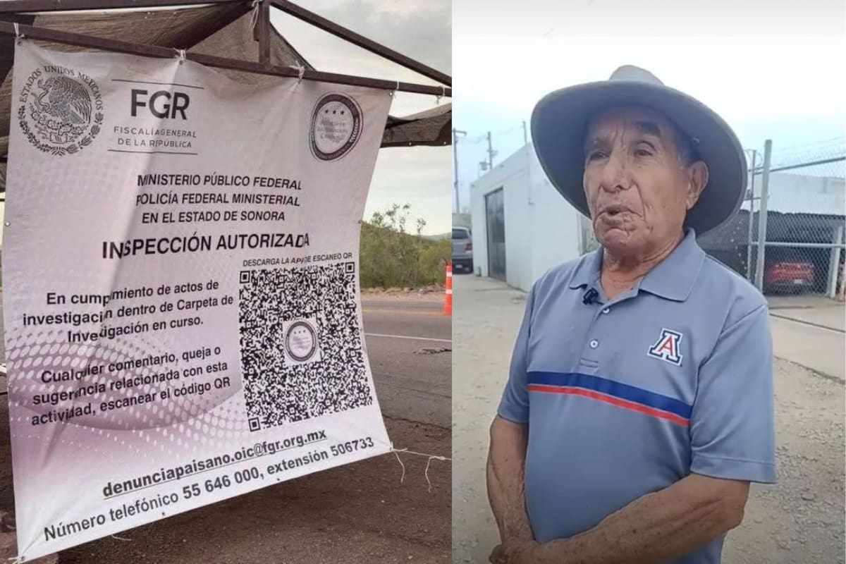 Tras denunciar el despojo de 6 mil pesos en un retén de la FGR en Sonora, adulto mayor llevará su caso ante la ONU en Nueva York