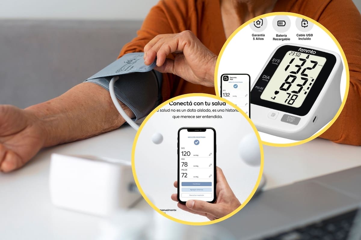 Por solo 329 pesos y con registro COFEPRIS, este monitor de presión recargable elimina el error de movimiento y ofrece hasta 200 mediciones por carga con garantía de devolución total