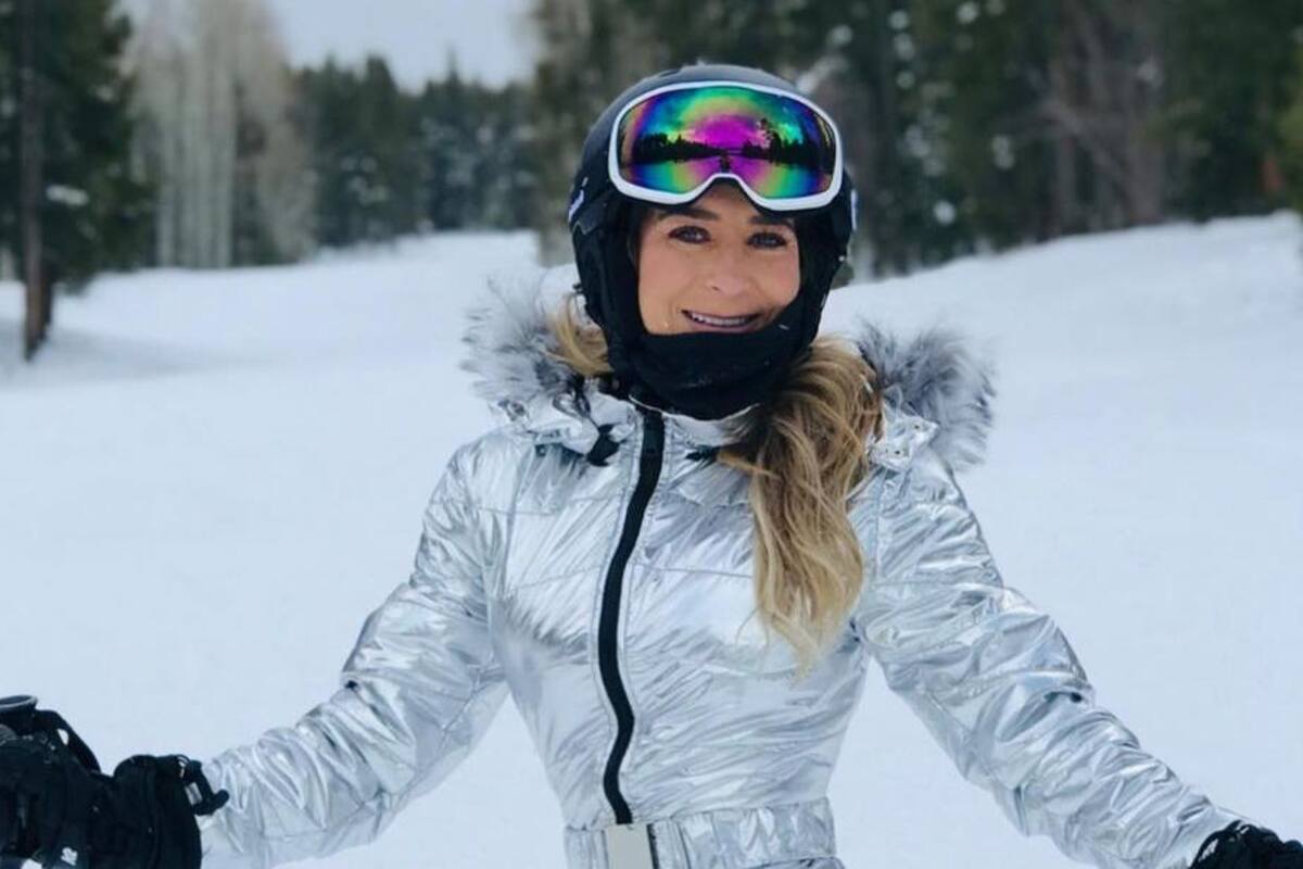 En medio del escándalo de Gabriel Soto, Geraldine Bazán goza en Aspen con un misterioso hombre
