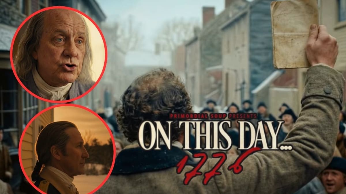 Lanzan primer trailer de “On This Day… 1776” la serie animada con Inteligencia Artificial del director Darren Aronofsky