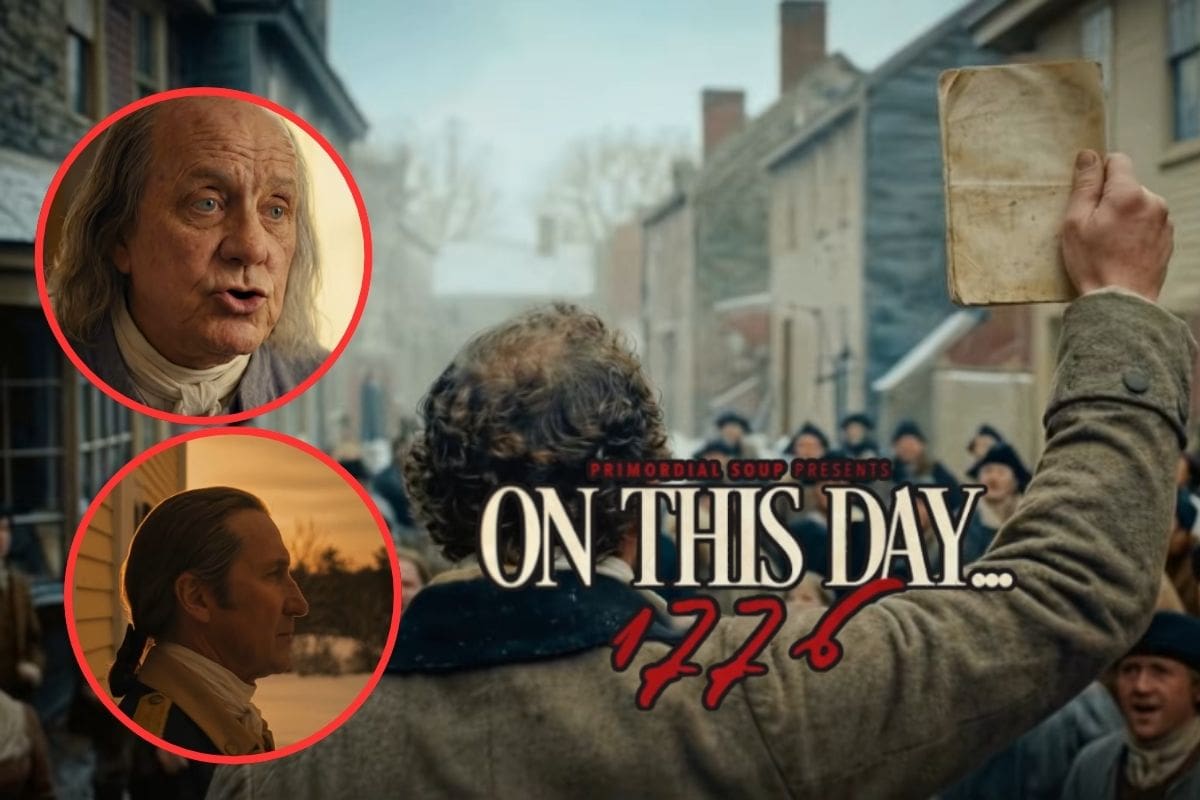 Lanzan primer trailer de “On This Day… 1776” la serie animada con Inteligencia Artificial del director Darren Aronofsky