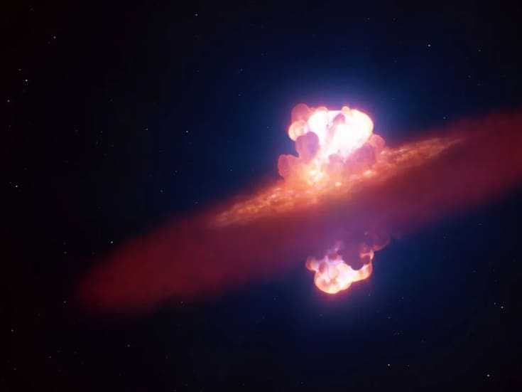 Viendo nacer una supernova: La Historia de una explosión en forma de aceituna