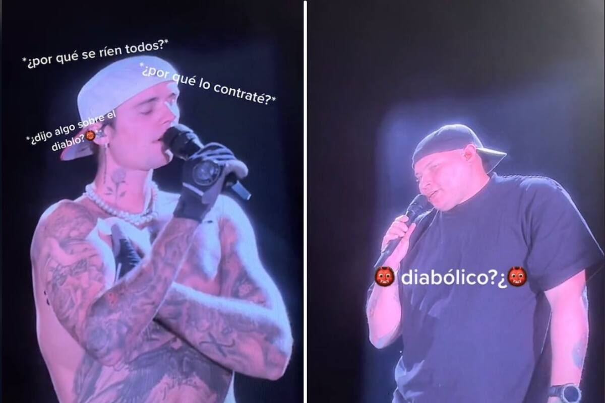 Justin Bieber sube a traductor durante su concierto en México y la gente se burla de él por no entender al cantante