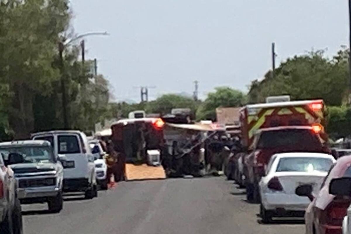 Un muerto y dos heridos en incendio, en Yuma