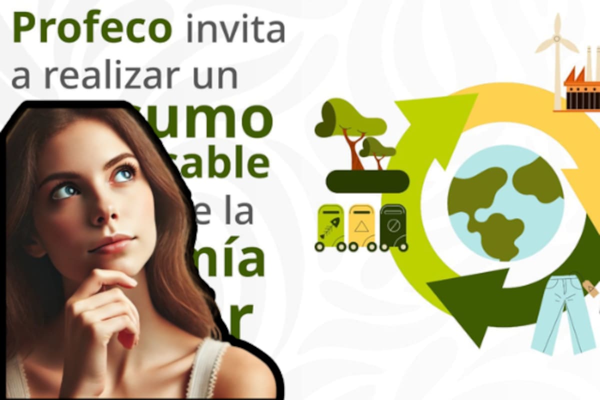 ¿Qué es la economía circular y como me beneficia? Sugerencias según  PROFECO para un consumo más responsable