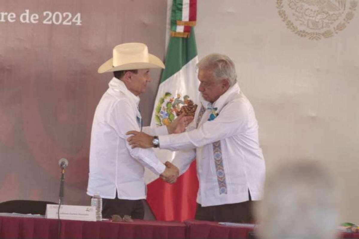 Entrega AMLO acueducto Yaqui y distrito de riego