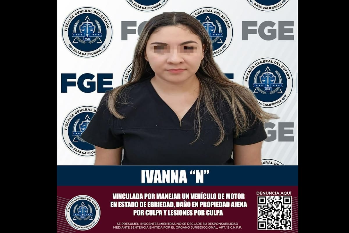 Libra Ivanna “N” cargo de daños por choque en Justo Sierra