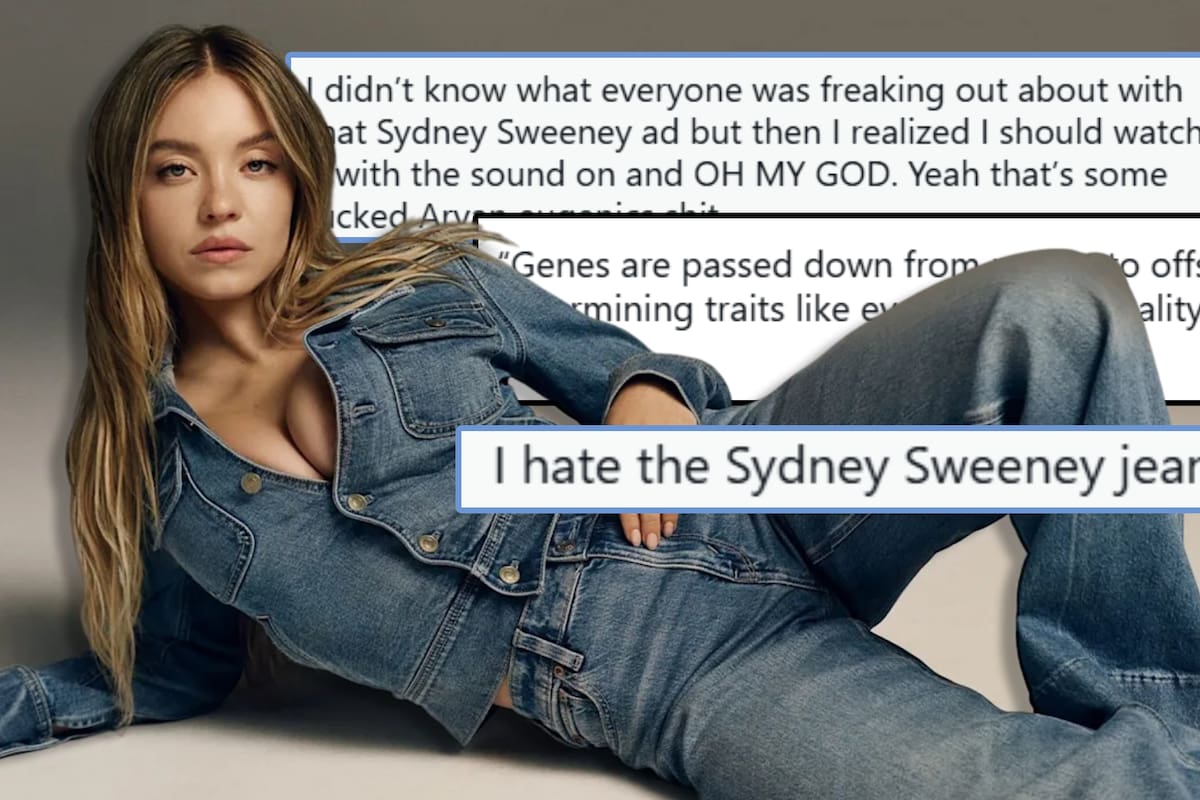Acusan a Sydney Sweeney de lanzar mensaje nazi en su nuevo comercial para American Eagle