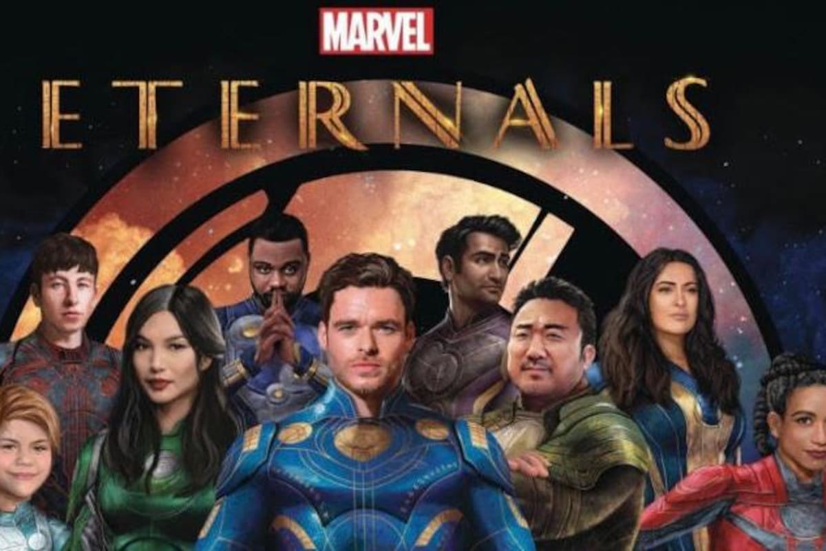 Publican póster de la nueva cinta de Marvel 'Eternals'; aparece Salma Hayek