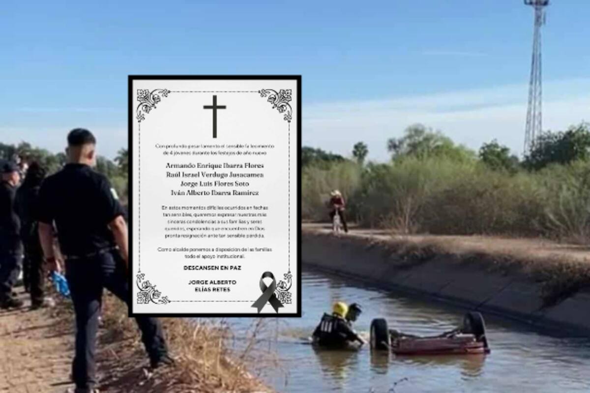 Lamenta alcalde de Navojoa fallecimiento de cuatro jóvenes en accidente