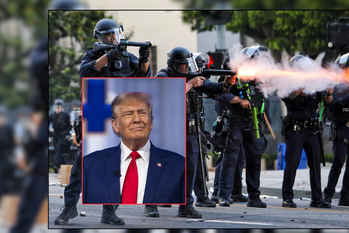 Trump está orgulloso del despliegue de su Guardia Nacional contra migrantes y dice que, sin militares, Los Ángeles sería “una escena del crimen”