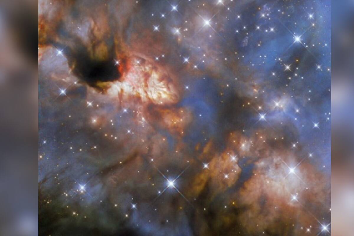 Estrella masiva: El telescopio Hubble capta la formación de un astro