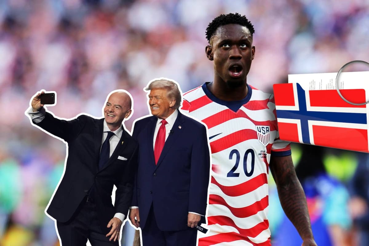 Federación Noruega estudia denunciar a Gianni Infantino ante la FIFA por suspender castigo a jugador de Estados Unidos tras intervención de Donald Trump
