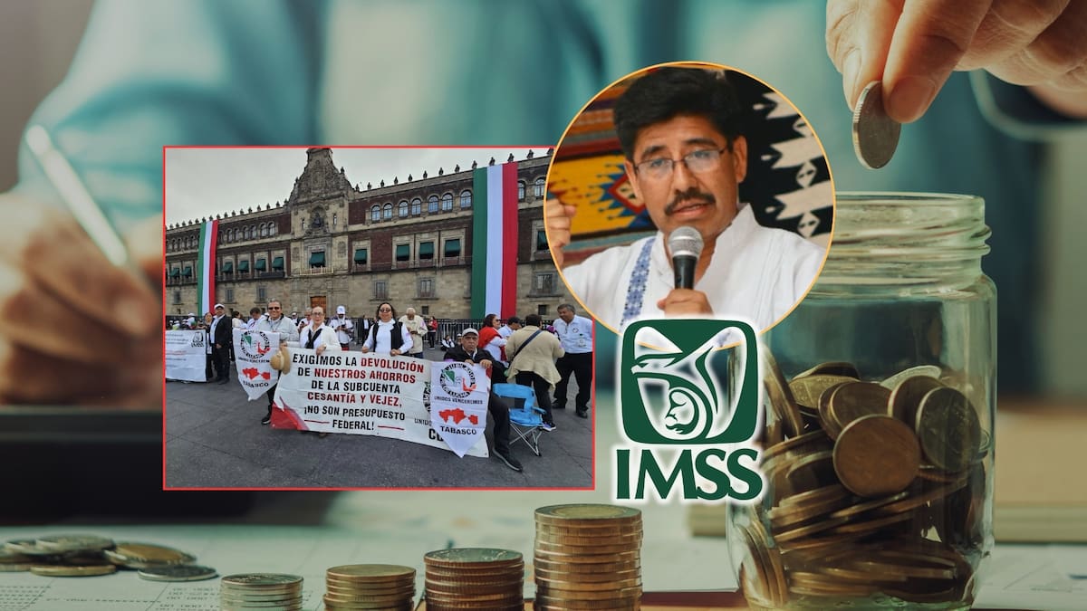 Jubilados del IMSS se manifestaron ante la nueva Corte para pedir resolver expedientes sobre la devolución de sus ahorros en cuentas individuales administradas por Afores, ignorados por la administración anterior