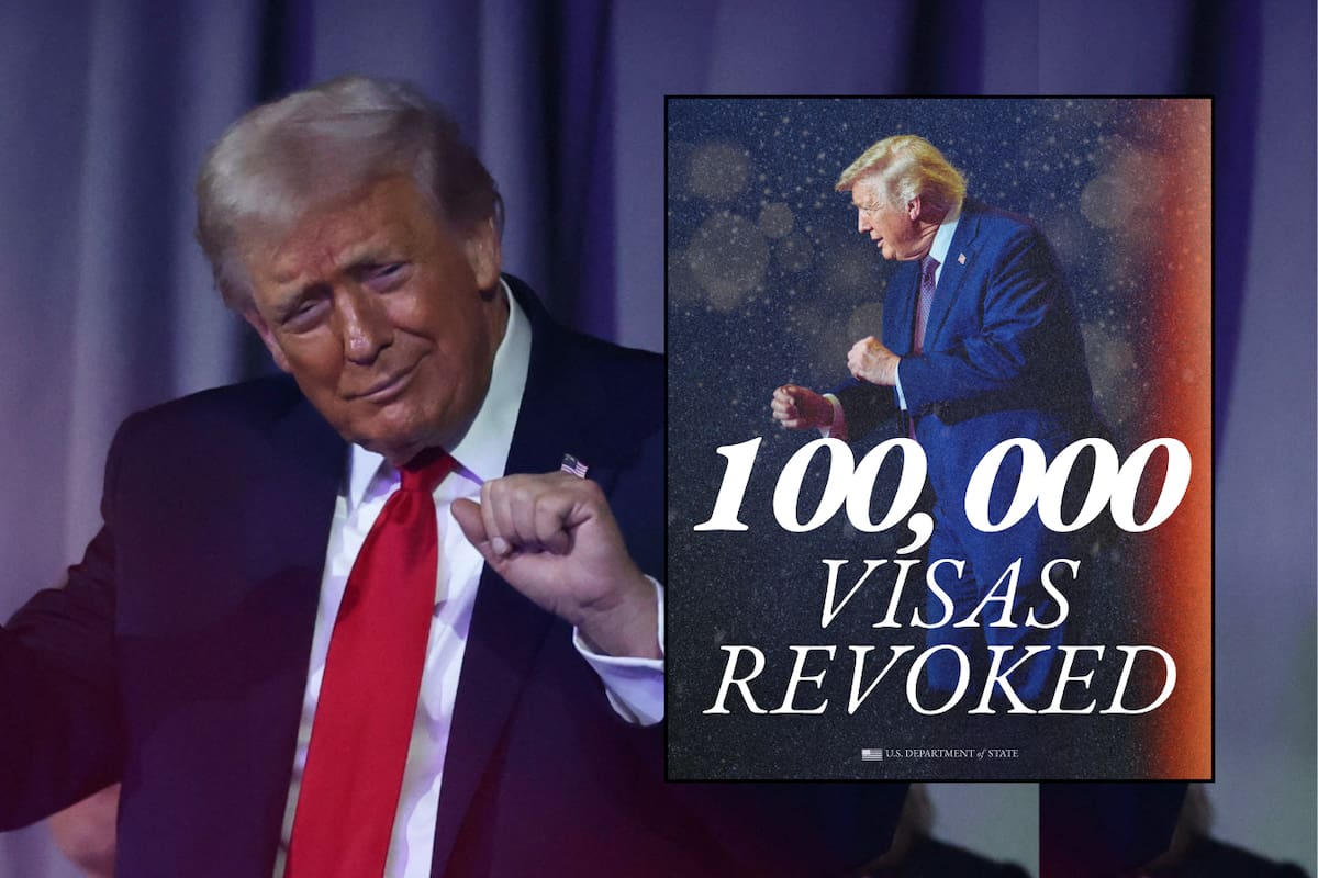 Más de 100 mil visas han sido revocadas en Estados Unidos bajo la administración de Trump; funcionarios de EEUU aseguran que los estudiantes con visa y los residentes legales con green card pueden ser expulsados del país si apoyan a los palestinos o critican a Israel por la guerra en Gaza