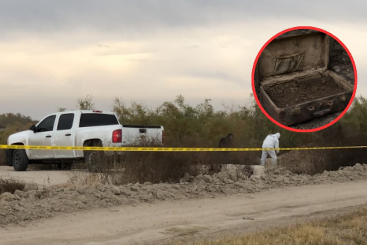 Niño encontrado calcinado dentro de maleta en Tecate murió por estrangulamiento